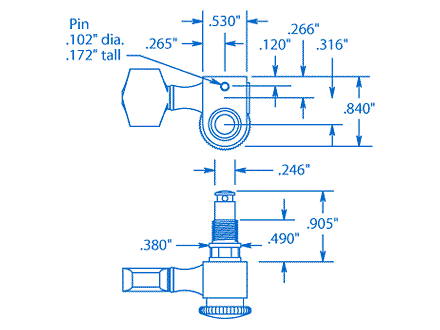 acoustic guitar tuner with measurements in cents