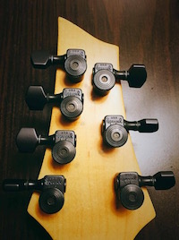 7 string guitar locking tuners